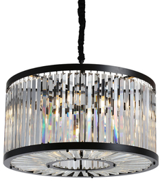 Люстра потолочная DELIGHT-COLLECTION KR0388P-5/P Black/Clear Welles