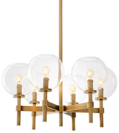 Люстра потолочная DELIGHT-COLLECTION KM1106P-6 Brass Jade