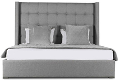 Кровать с мягким изголовьем IDEALBEDS BERKB200 Berkley Winged Box Tufted Collection