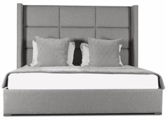 Кровать с мягким изголовьем IDEALBEDS BERKC160 Berkley Winged Cube Collection