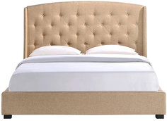 Кровать с мягким изголовьем ML 3010 Beige 160*200 LexLux