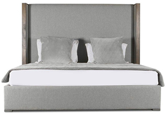 Кровать с мягким изголовьем IDEALBEDS BERKW160 Berkley Winged Plain Wood Collection