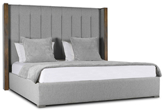 Кровать с мягким изголовьем IDEALBEDS BERKVW200 Berkley Winged Vertical Wood Collection