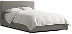 Кровать с мягким изголовьем ML 3014 LightGrey 200*200 Beck Platform