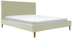 Кровать с мягким изголовьем ML 3017 Olive 160*200 Kyle