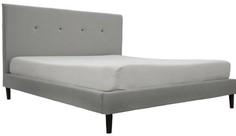 Кровать с мягким изголовьем ML 3017 Greу 160*200 Kyle