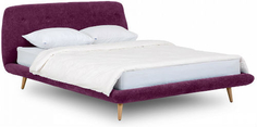 Кровать с мягким изголовьем OGOGO Loa 1,6 м Lounge-16