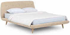 Кровать с мягким изголовьем OGOGO Loa 1,6 м Lounge-01