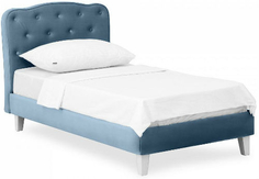Кровать с мягким изголовьем OGOGO Candy 0,8x1,6 м Italia-16, детская