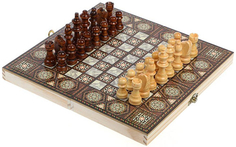 Настольная игра Наша Игрушка "2 в 1: Шахматы и шашки", 25x24.5 см (1680DC)
