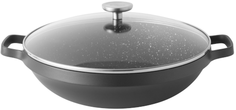 Сковорода-вок с крышкой BERGHOFF Gem, 32 см (2307316)