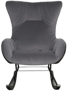 Кресло-качалка GARDA-DECOR 30C-DX-1943-1 Grey