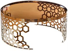 Журнальный столик GARDA-DECOR 13RXCT8012-Gold