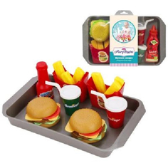 Набор игрушечных продуктов и посуды MARY-POPPINS "Кухни мира: Американское кафе" (453138)