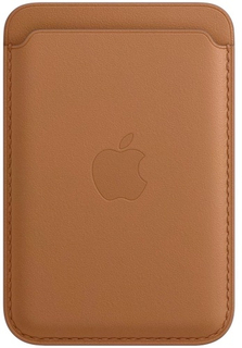 Чехол-бумажник Apple MagSafe для iPhone Saddle Brown (MHLR3ZE/A)