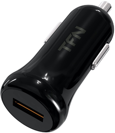 Автомобильное зарядное устройство TFN USB QC3.0 18W Black (TFN-CCQC3BK)