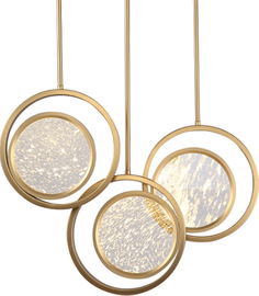 Светильник потолочный DELIGHT-COLLECTION MD8700-3A Brushed Gold Moon Light