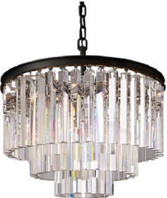 Светильник потолочный DELIGHT-COLLECTION KR0387C-6/P Bl/Clear Odeon