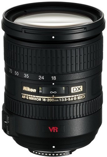 Объектив Nikon AF-S DX Nikkor 18-200mm f/3.5-5.6G ED VR II (JAA813DA)