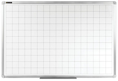 Магнитно-маркерная доска Brauberg 60х90 см, алюминиевая рамка, в клетку (236862)