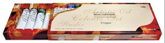 Краска маслянная художественная ГАММА "Студия", 10 цветов*18 мл, в тубах (190854)