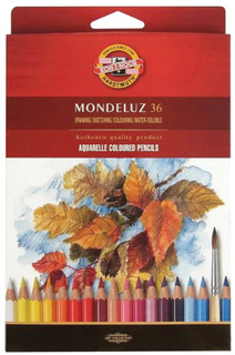 Карандаши цветные KOH-I-NOOR Mondeluz, 36 цветов, 3,8 мм (181034)