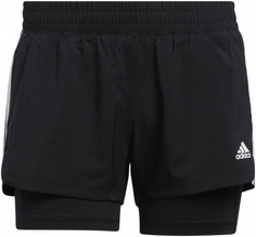 Шорты женские adidas Pacer 3-Stripes, размер 48-50