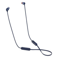 Гарнитура JBL Tune 115BT, Bluetooth, вкладыши, синий [jblt115btblu]