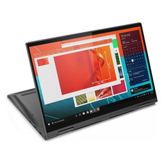 Ноутбуки Ноутбук-трансформер LENOVO Yoga C740-14IML, 14", IPS, Intel Core i7 10510U 1.8ГГц, 16ГБ, 1ТБ SSD, Intel UHD Graphics , Windows 10, 81TC00DLRU, серый