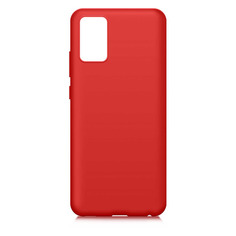 Чехол (клип-кейс) BORASCO Microfiber Case, для Samsung Galaxy A02s, красный [39786]