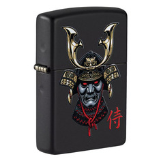 Зажигалка Zippo Samurai Helmet Design 49259 латунь/сталь черный