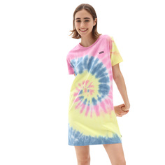 Платья Платье Spiraling Tee Dress TIE DYE Vans