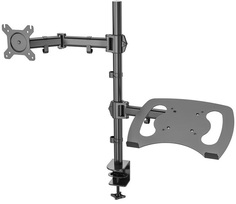 Кронштейн для мониторов Cactus CS-VM-LH07-BK (черный)