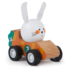 Игрушка развивающая Развитика Деревянная инерционная машинка