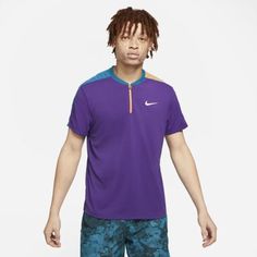 Мужская теннисная рубашка-поло NikeCourt Breathe Slam