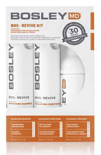 Bosley Pro, Система Оранжевая от выпадения и стимуляции роста волос (для окрашенных волос) BOSRevive Color Safe Starter Pack, 150/150/100 мл