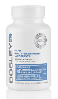 Domix, Комплекс витаминно-минеральный для оздоровления и роста волос для Мужчин For Men Healthy Hair Growth Supplements - US, 60 капс. Bosley Pro