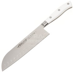 Нож кухонный стальной Arcos Riviera Blanca 233524W сантоку, 18 см
