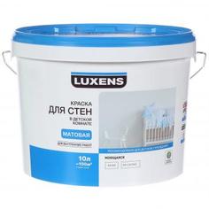 Краска для стен в детской комнате Luxens, база А, 10 л