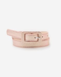 Розовый блестящий ремень для девочки Gloria Jeans