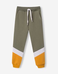 Спортивные брюки колор-блок для мальчика Gloria Jeans