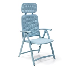 Кресло складное Nardi acquamarina голубое