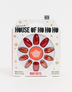 Накладные ногти Elegant Touch X House of Holland - Wrap Battle-Мульти