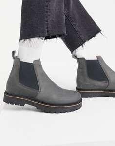 Ботильоны графитового цвета Birkenstock Stalon-Серый