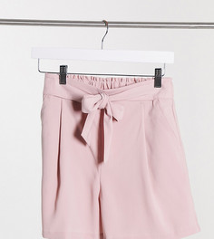 Розовые шорты с поясом New Look Petite-Розовый