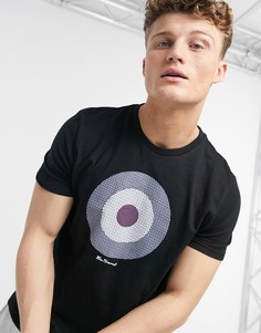 Футболка с принтом мишени Ben Sherman-Черный цвет