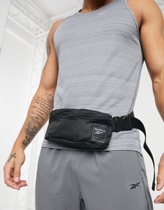 Черная спортивная сумка-кошелек на пояс Reebok Workout Ready-Черный