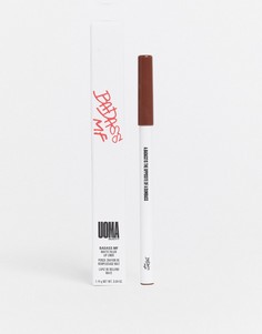 Карандаш для губ UOMA Beauty Badass Matte Filler - Davis-Коричневый цвет