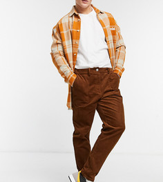 Вельветовые брюки Reclaimed Vintage Inspired-Коричневый цвет