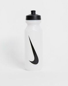Большая прозрачная бутылка для воды с логотипом-галочкой Nike, 946 мл-Прозрачный